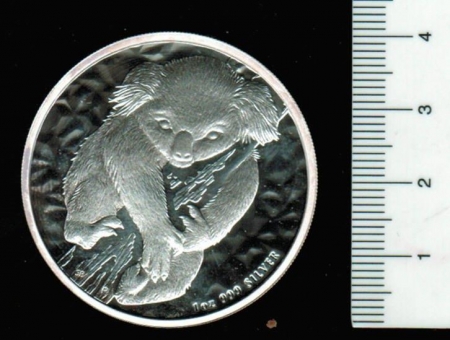 Australien: 1 Dollar, 2007, Koala/Elisabeth II., 1 Unze Silber (Rar: 137.768 Exemplare) 