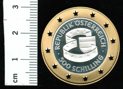 500 Schilling, 1995: Österreich als Mitglied der Europäischen Union 